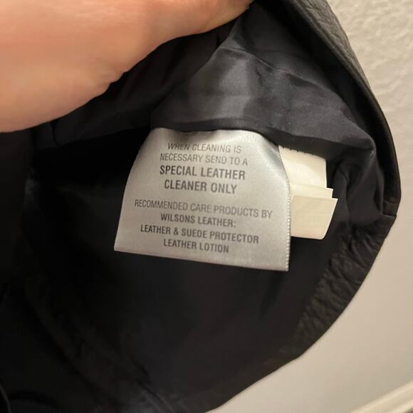 Y2K Vtg Wilsons Leather Maxima Black Leather Crop Top Bustier Camisole M Goth - Picture 5 of 9